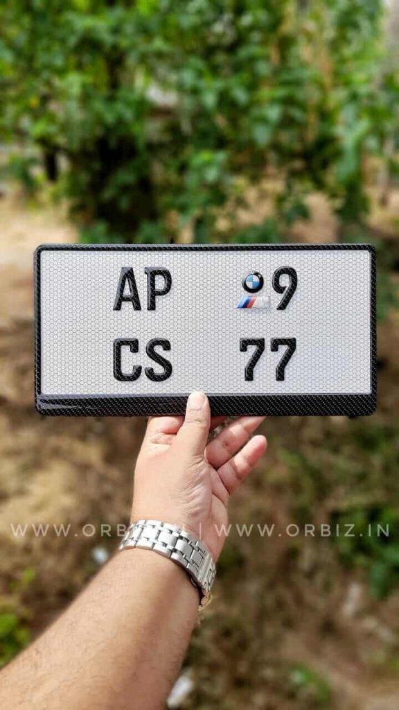 Bike Gel Number Plate