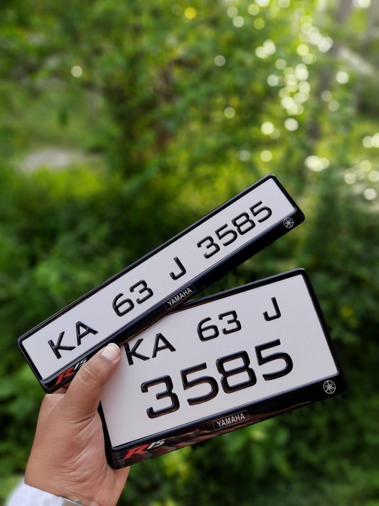 Bike Gel Number Plate