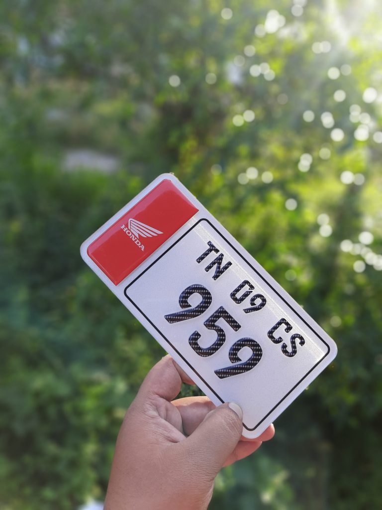 Royal Enfield Number Plates