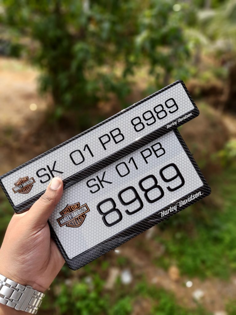 Bike Gel Number Plate