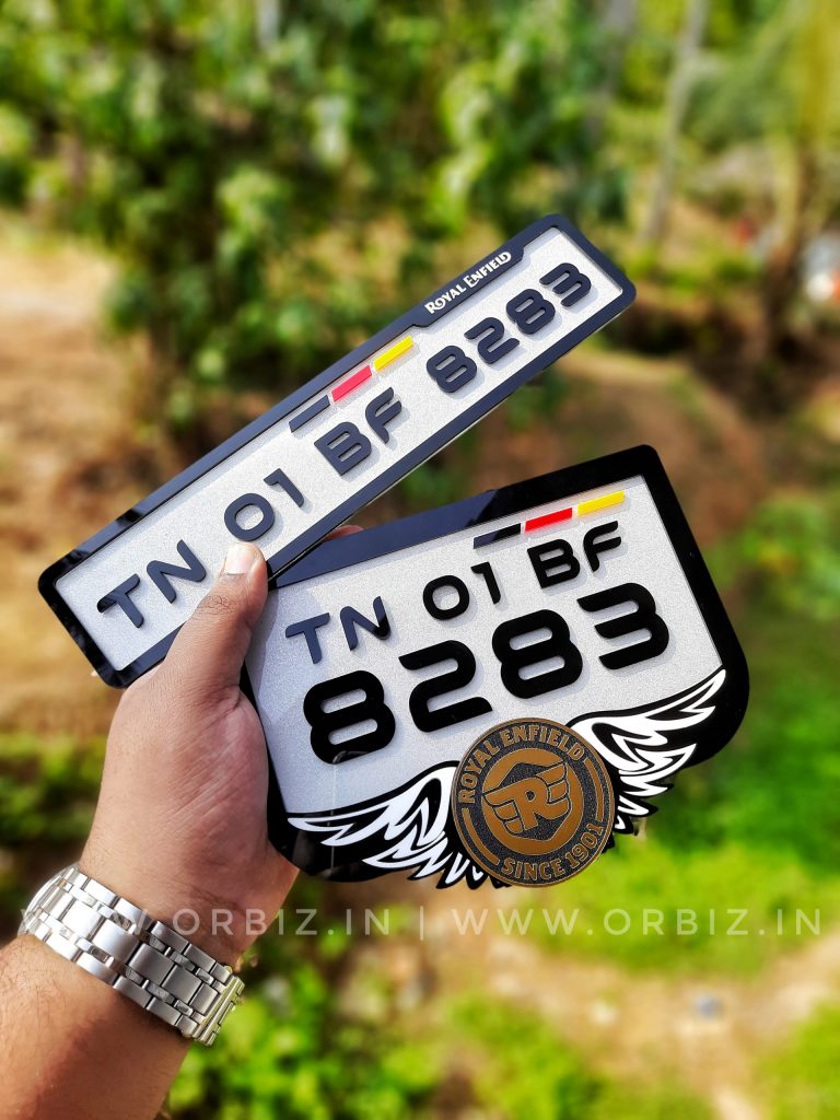 Royal Enfield License Plate