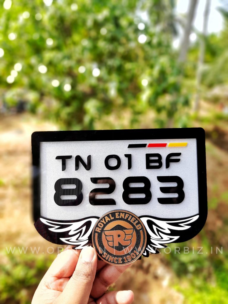 Royal Enfield License Plate