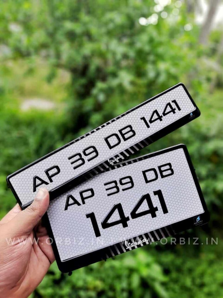 Bike Gel Number Plate