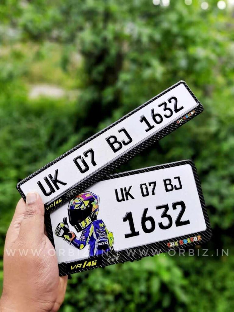 Bike Gel Number Plate