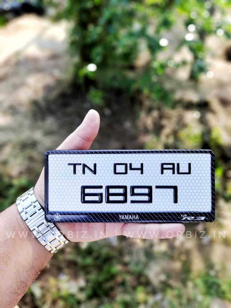 Bike Gel Number Plate