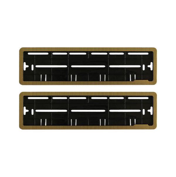 carbon fiber number plate frame for car