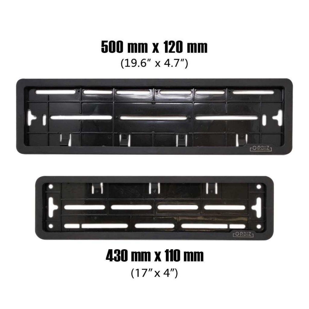 XE Medium Car Number Plate Frame NPD