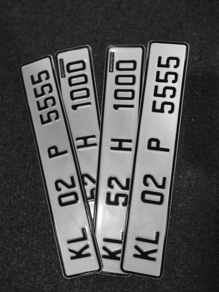 Extreme Number Plates