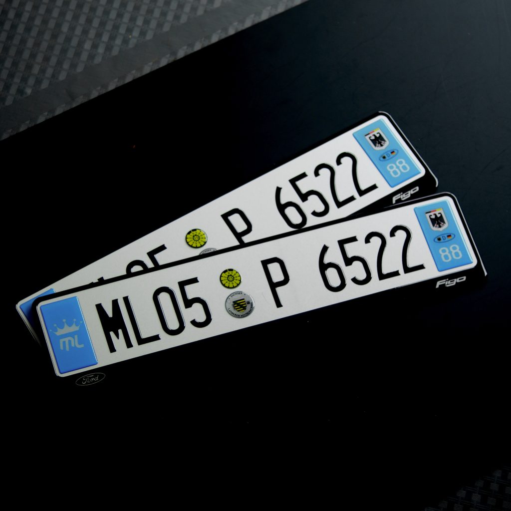 Gel Number Plate