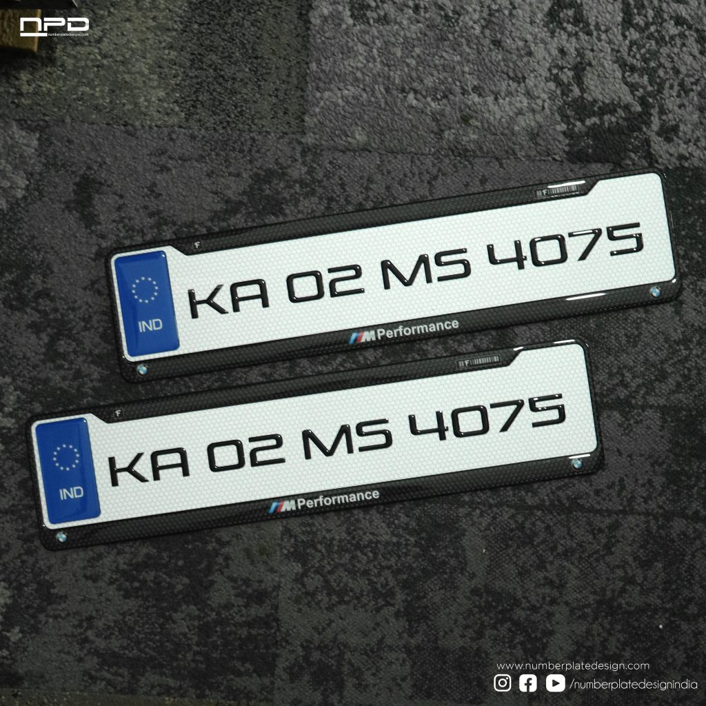 Car Gel Number Plate