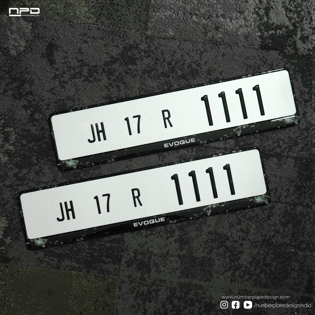 Car Gel Number Plate