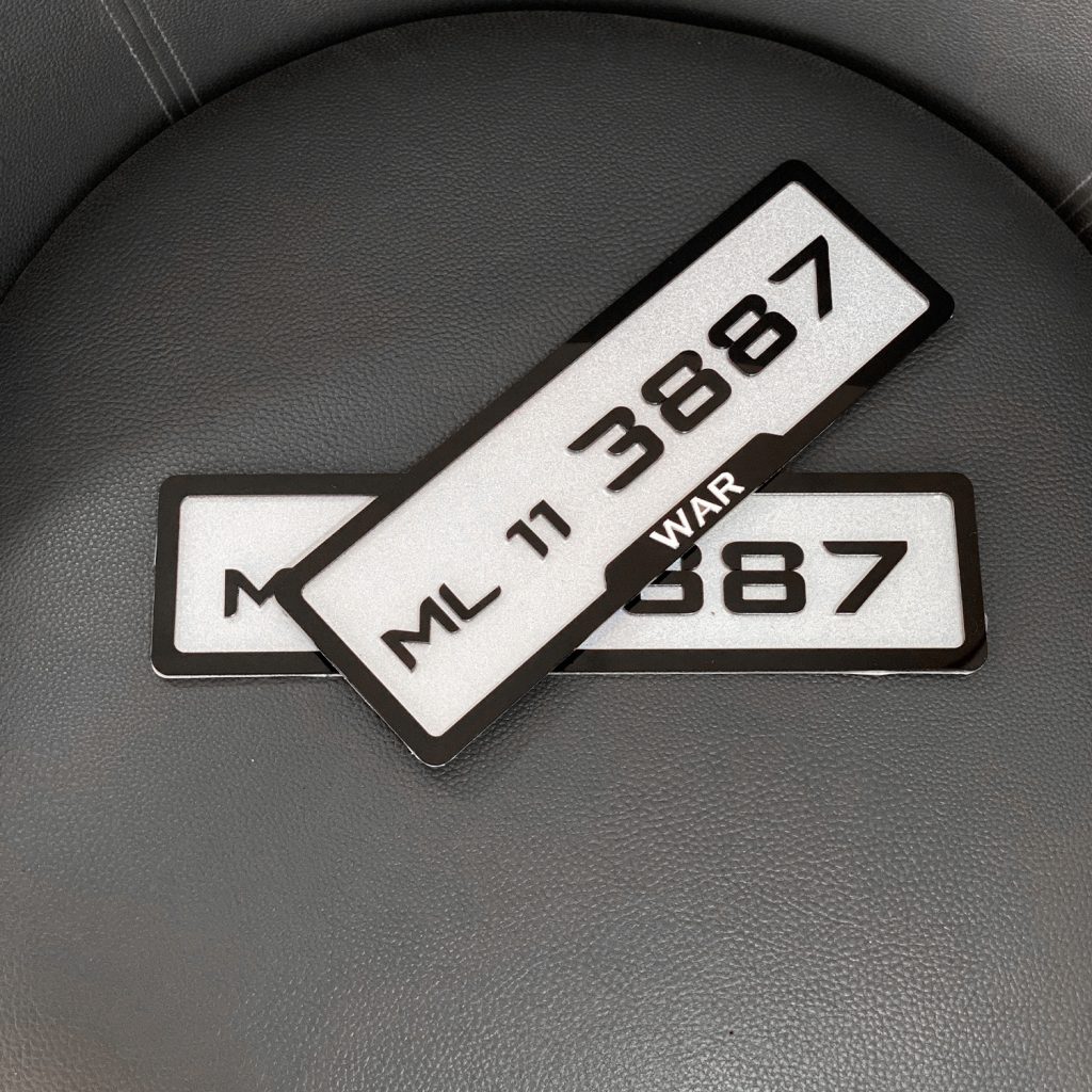 Car Laser Number Plate