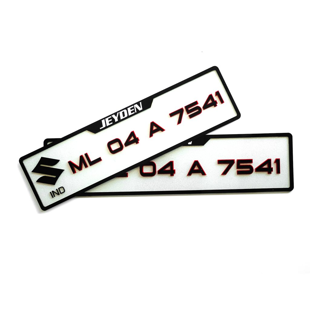 Car Laser Number Plate NPD