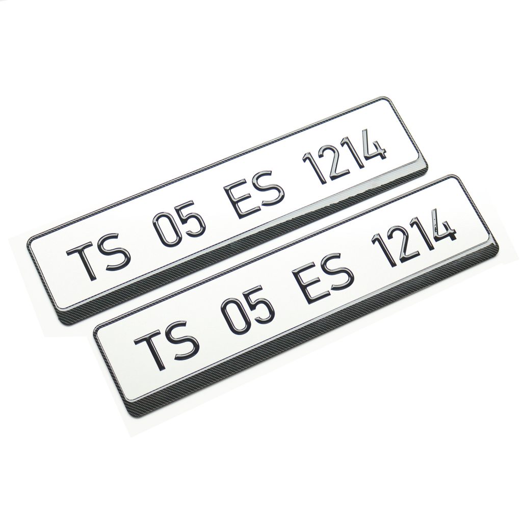 Car Gel Number Plate