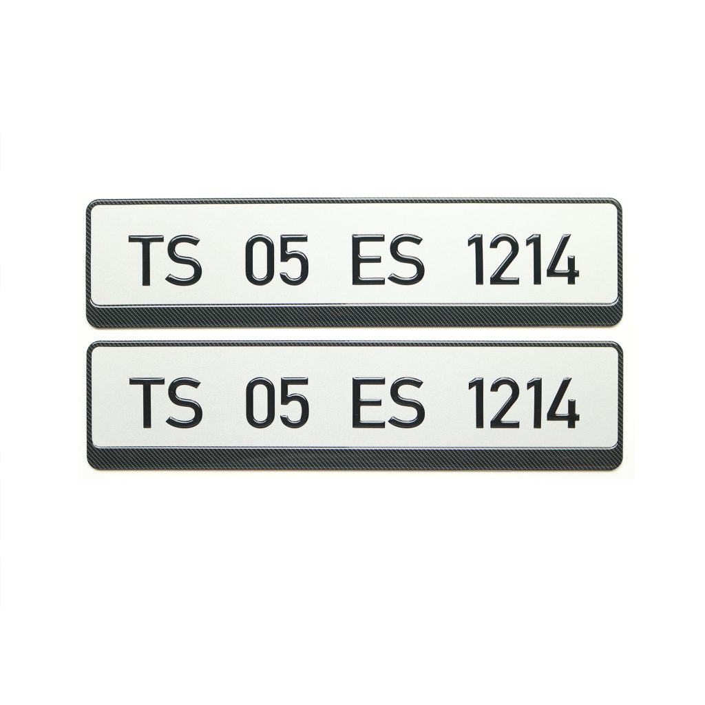Car Gel Number Plate