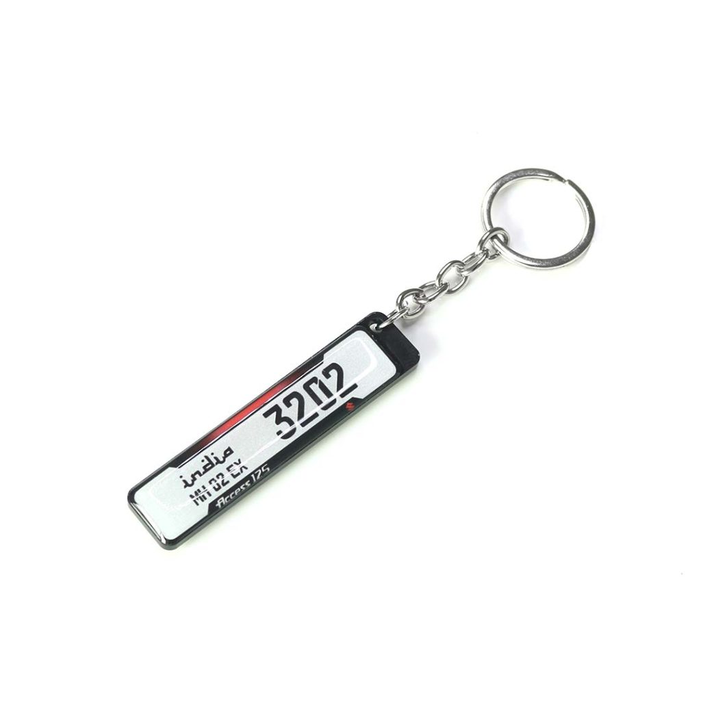 Gel Number Plate Keychain - NPD | NumberPlateDesign.com