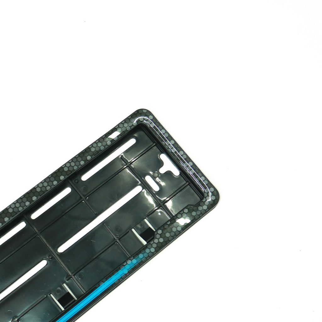 HSRP Car Number Plate Gel Frame - Ocean Blue