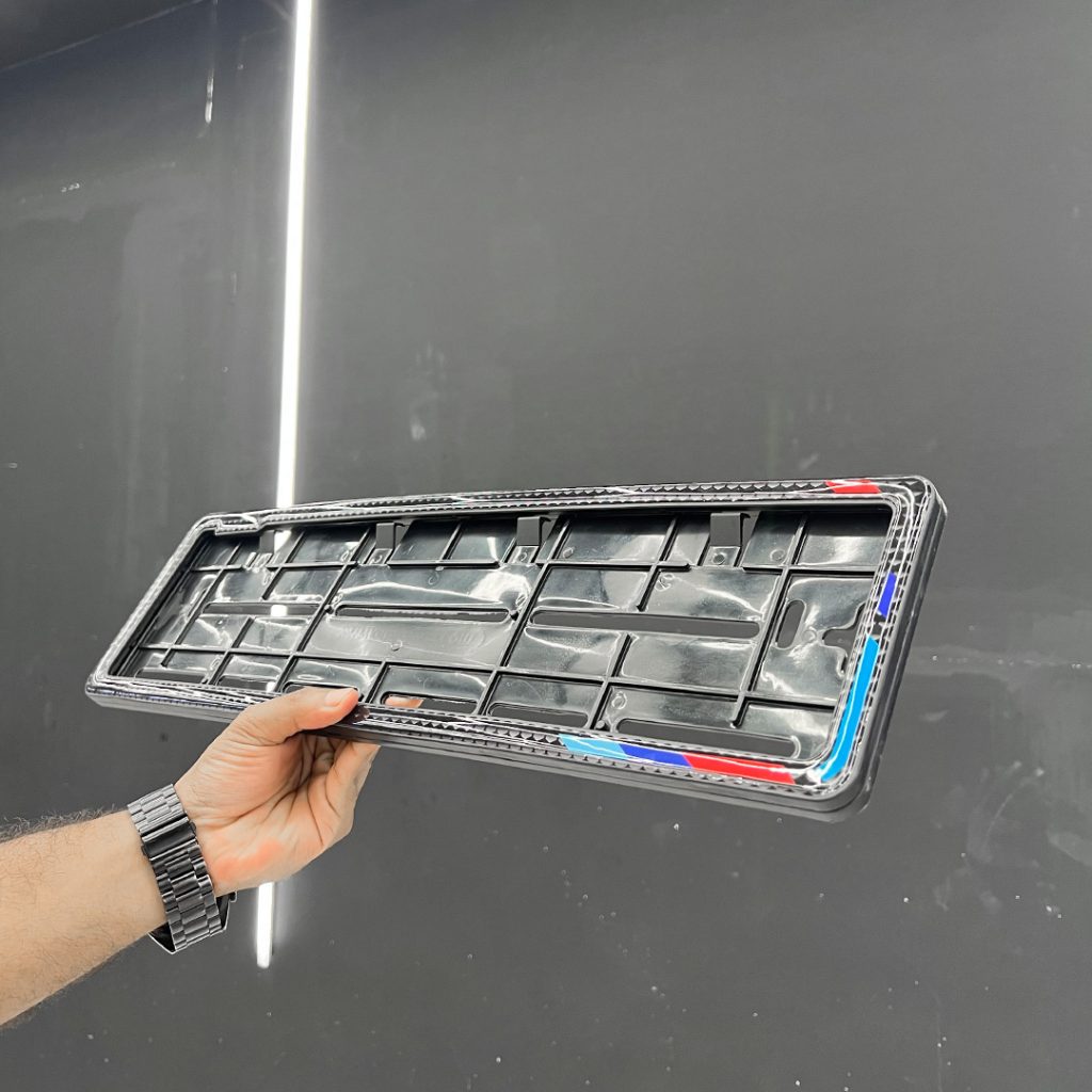 HSRP Car Number Plate Gel Frame - BMW Honey