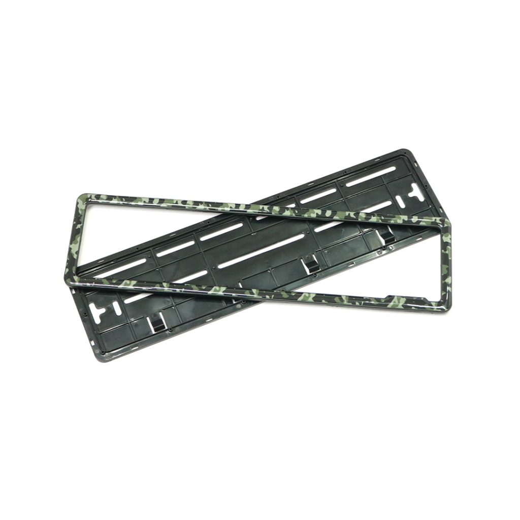 HSRP Car Number Plate Gel Frame - Military