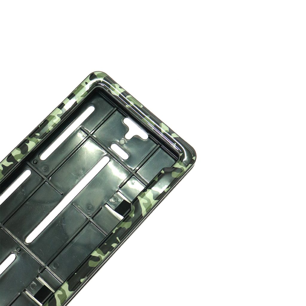 HSRP Car Number Plate Gel Frame - Military