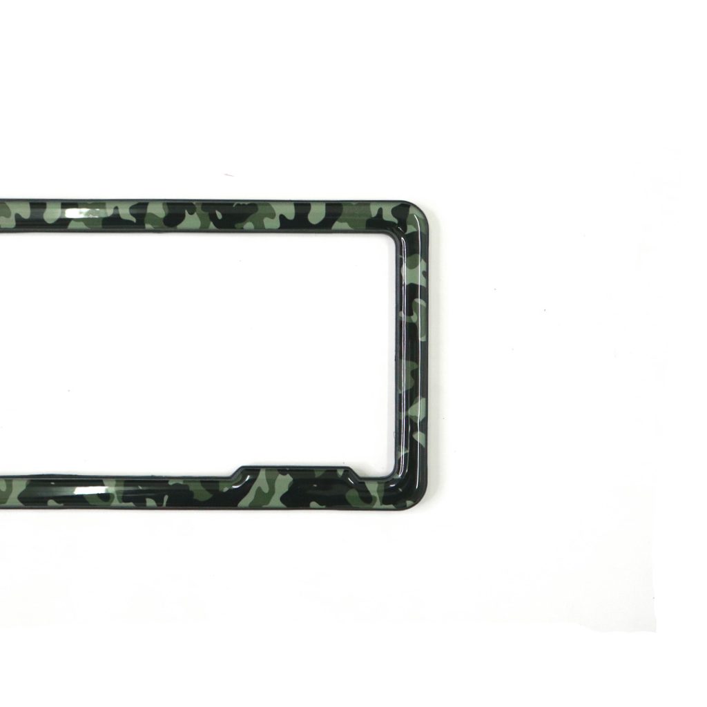 HSRP Car Number Plate Gel Frame - Military