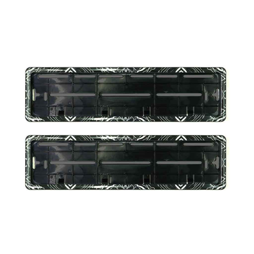 HSRP Car Number Plate Gel Frame - Military