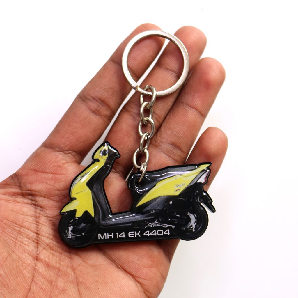 Bike Shape Keychain