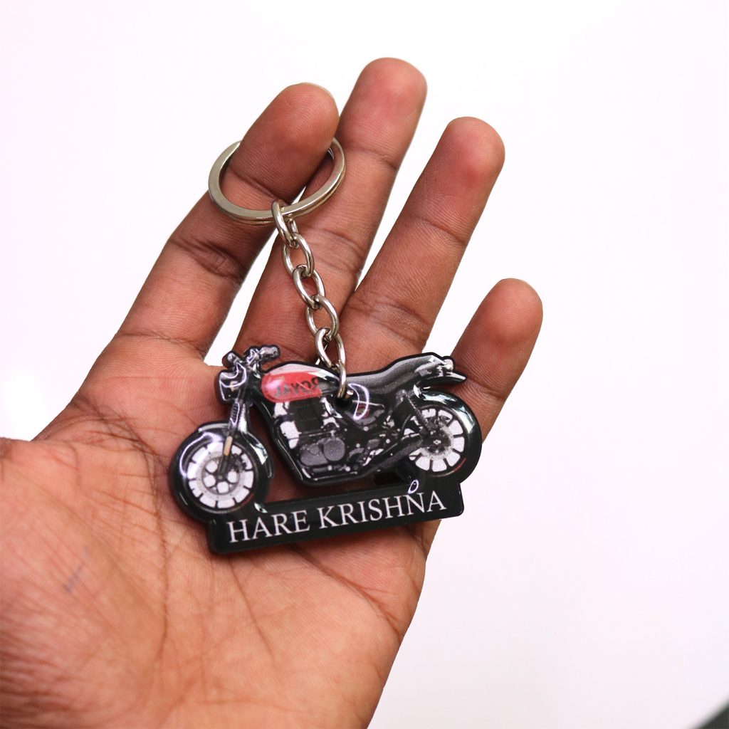 Customized Bike Shape Keychain