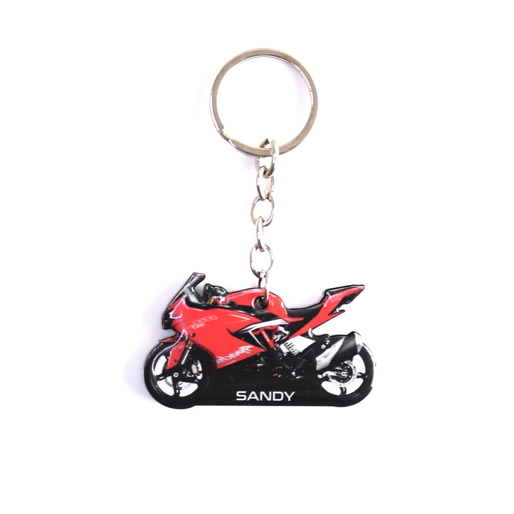 Bike Shape Keychain