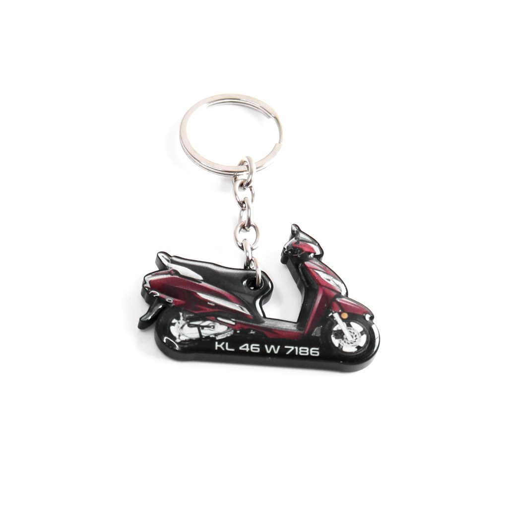 Customized Bike Shape Keychain
