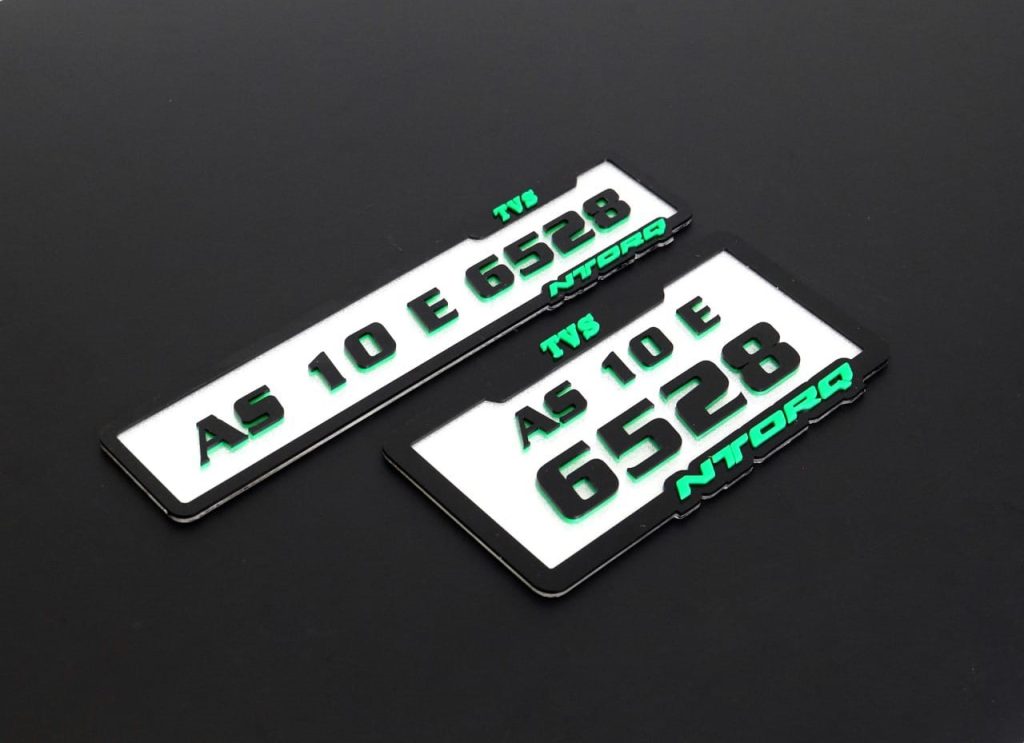 Bike Laser Number Plate