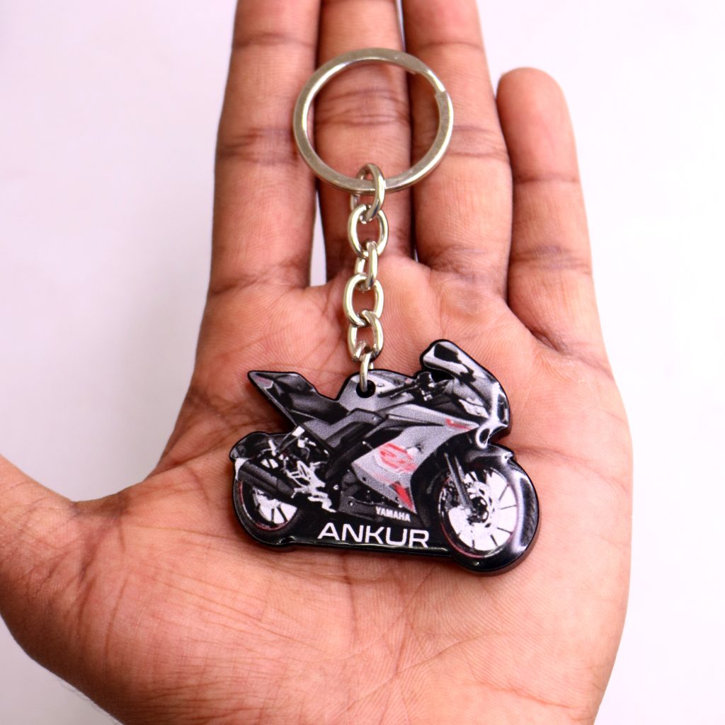 Customized Bike Shape Keychain