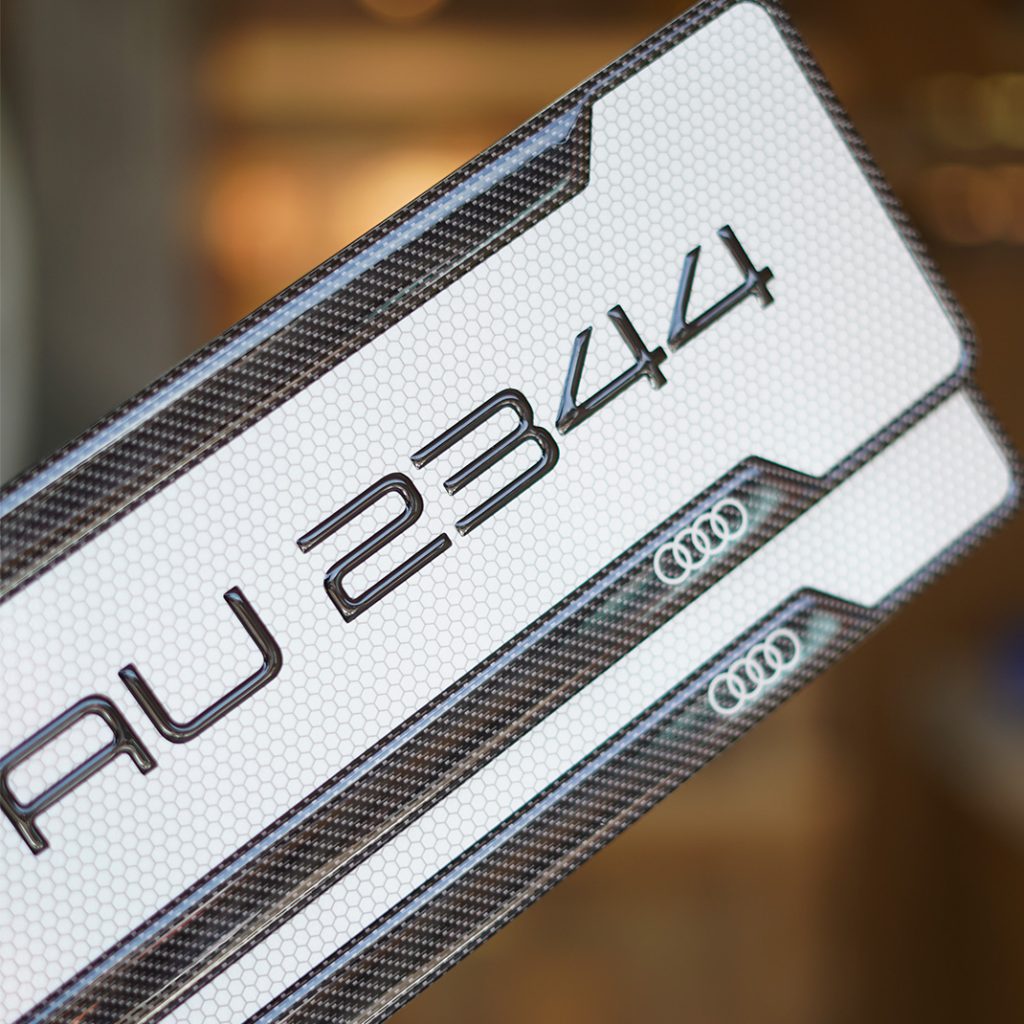 Car Gel Number Plate