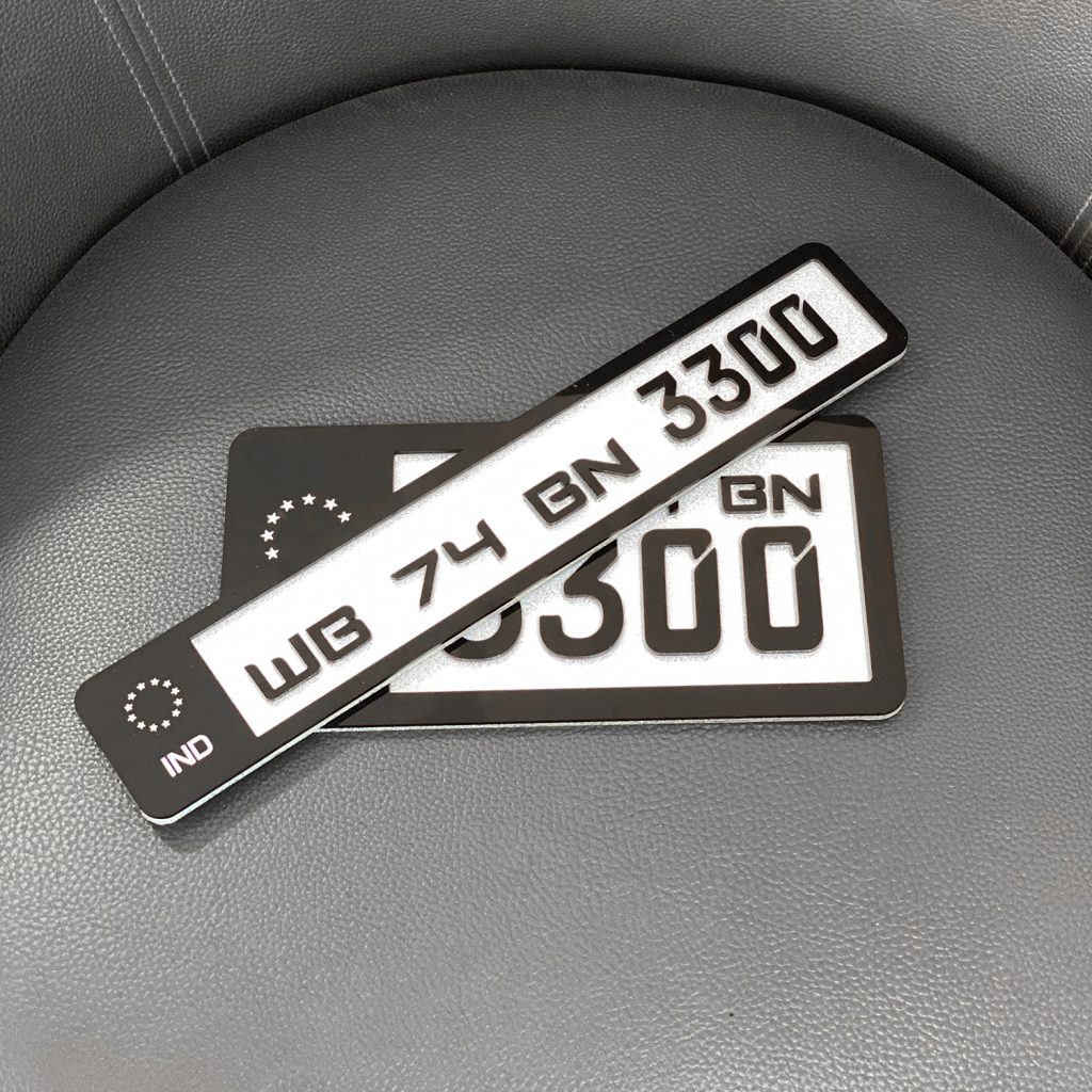 BIKE LASER NUMBER PLATE