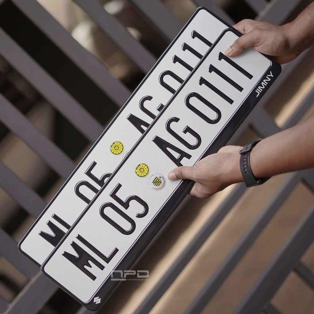 Car Gel Number Plate