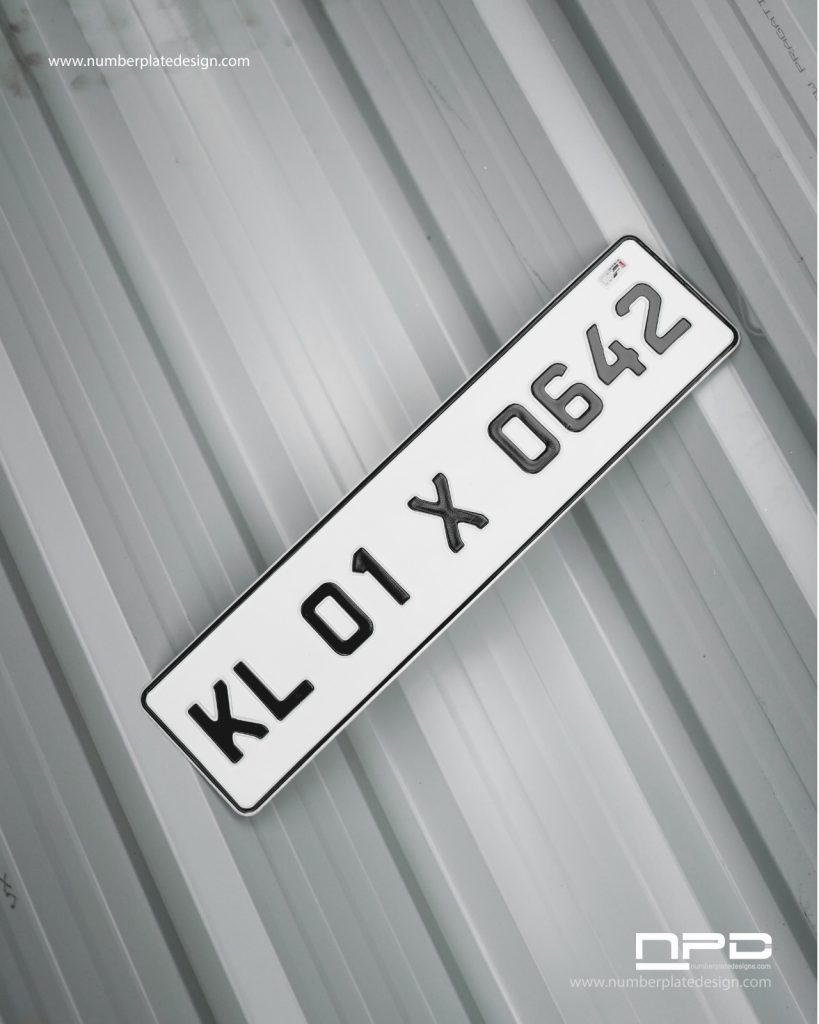 UK Font Center Punch | Aluminium Punching Number Plate