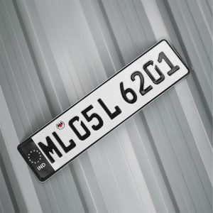 customized number plate