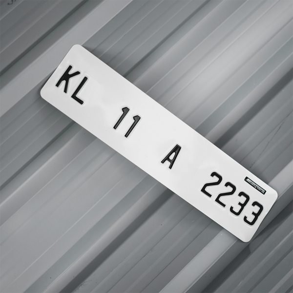 aluminium punching number plate