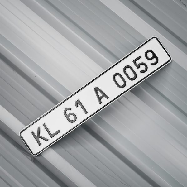 Aluminium Punching Number Plate