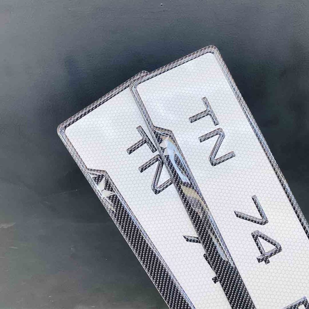 Gel Number Plate For Car