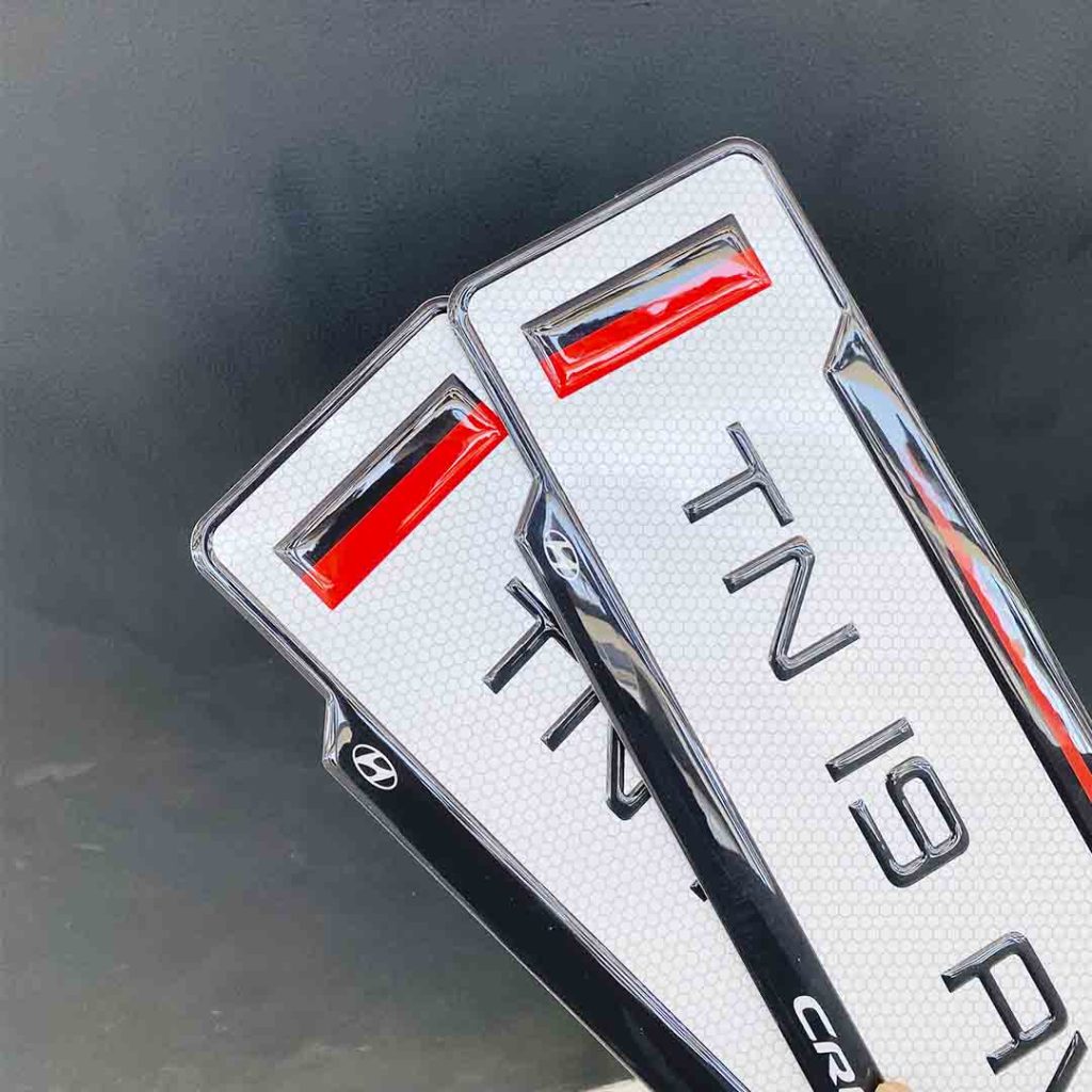 Car Gel Number Plate