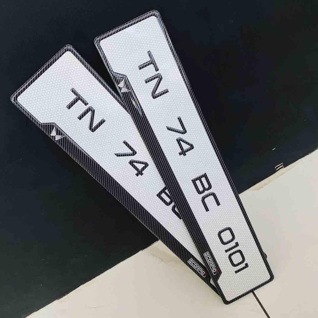 Gel Number Plate For Car