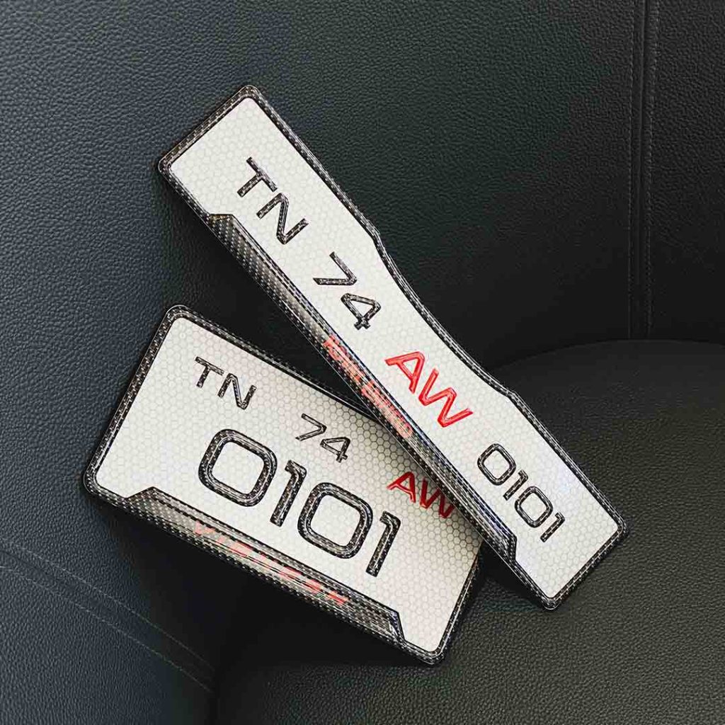 Bike Gel Number Plate