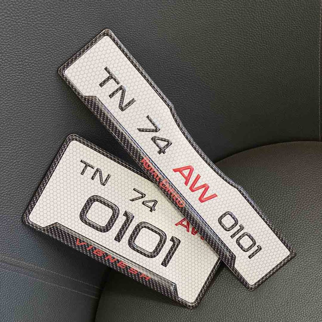 Bike Gel Number Plate