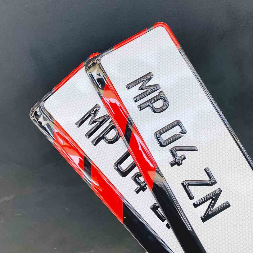 Car Gel Number Plate