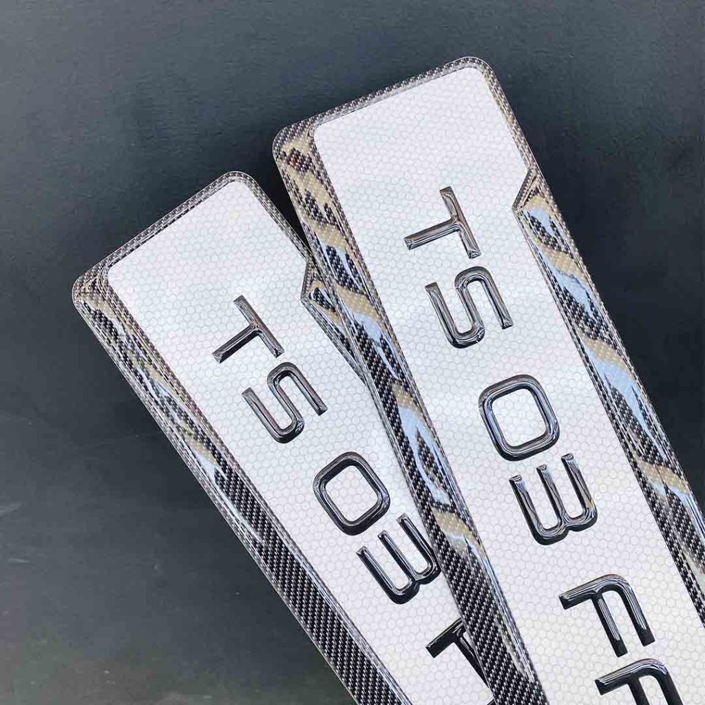 Car Gel Number Plate