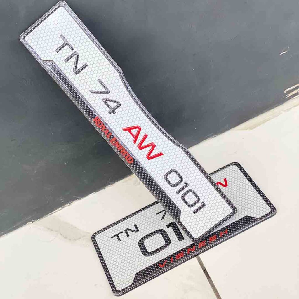 Bike Gel Number Plate