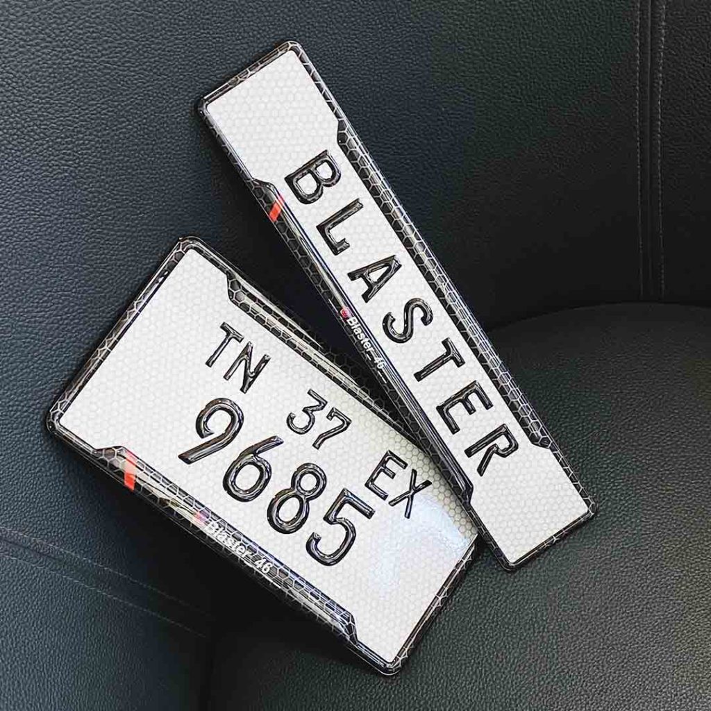 Bike Gel Number Plate