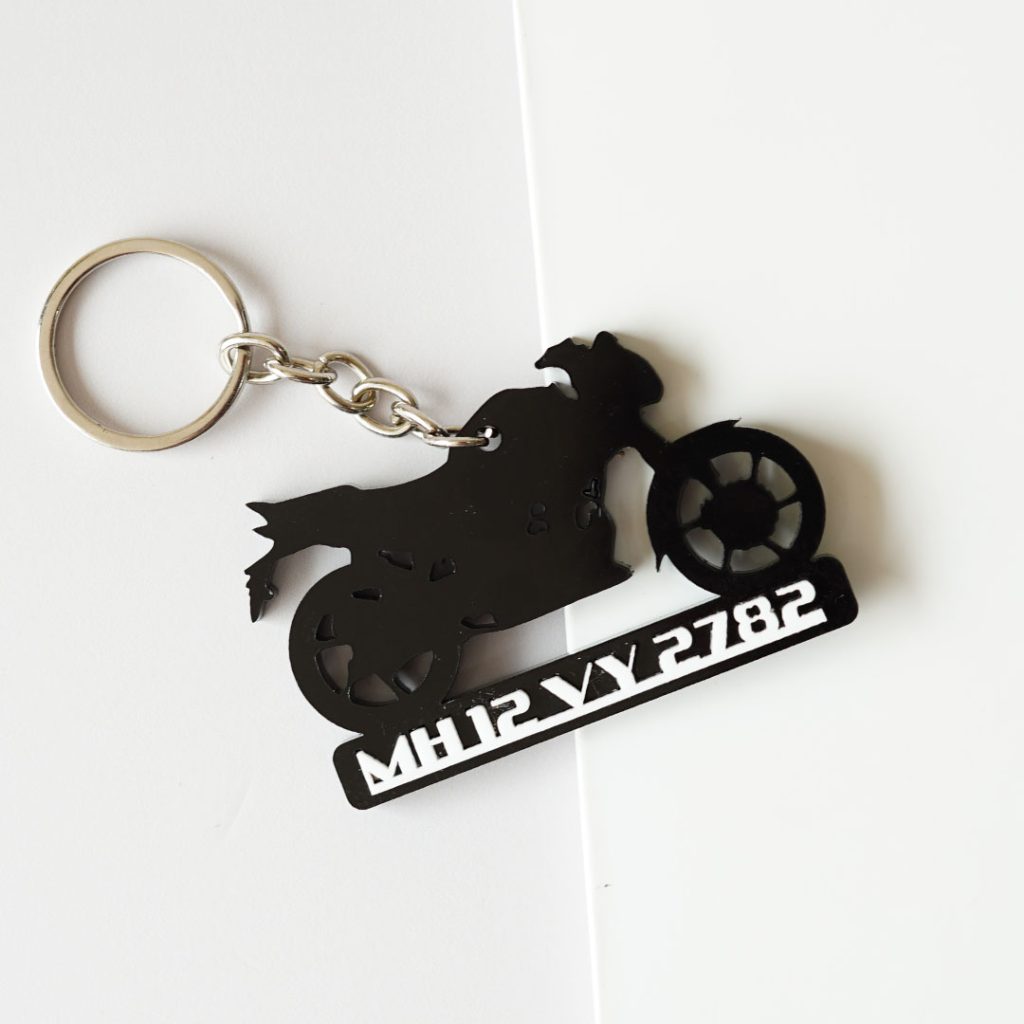 Customized Bike Shape Keychain
