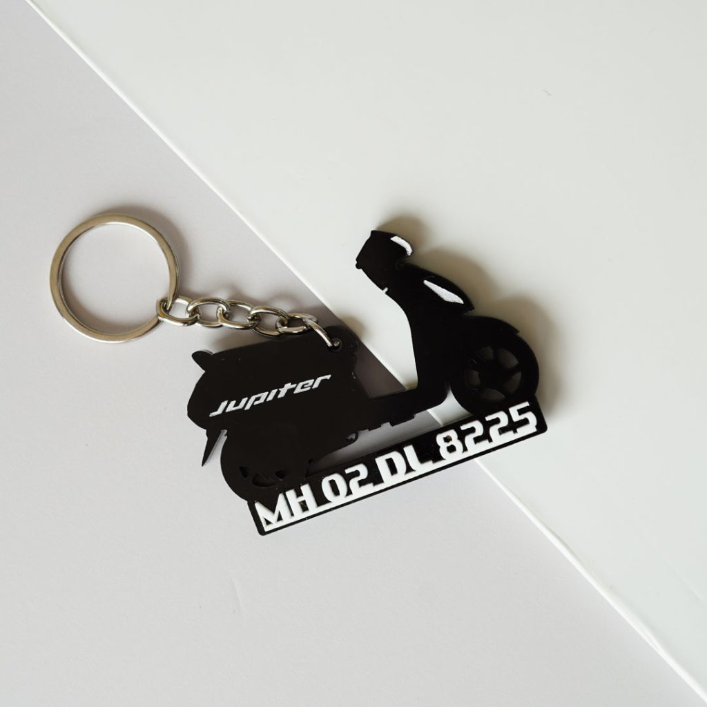 Customized Bike Shape Keychain